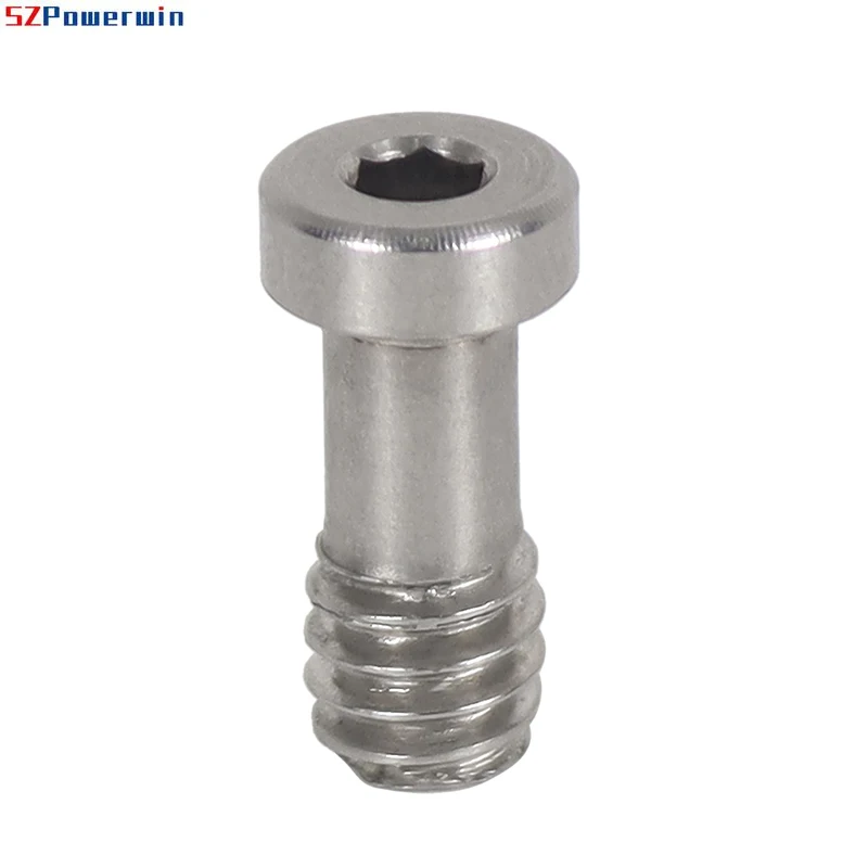 10x 1/4“-20 Screw Stainless Steel Hex Hexagon 3.0 Socket for DSLR Camera Tripod Quick Release Plate Rig Photo Studio Accessories