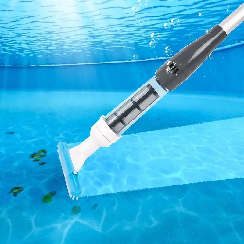 Portable Rechargeable Telescoping Aluminum Handheld Electric Spa Vac Pool Vacuum with brush