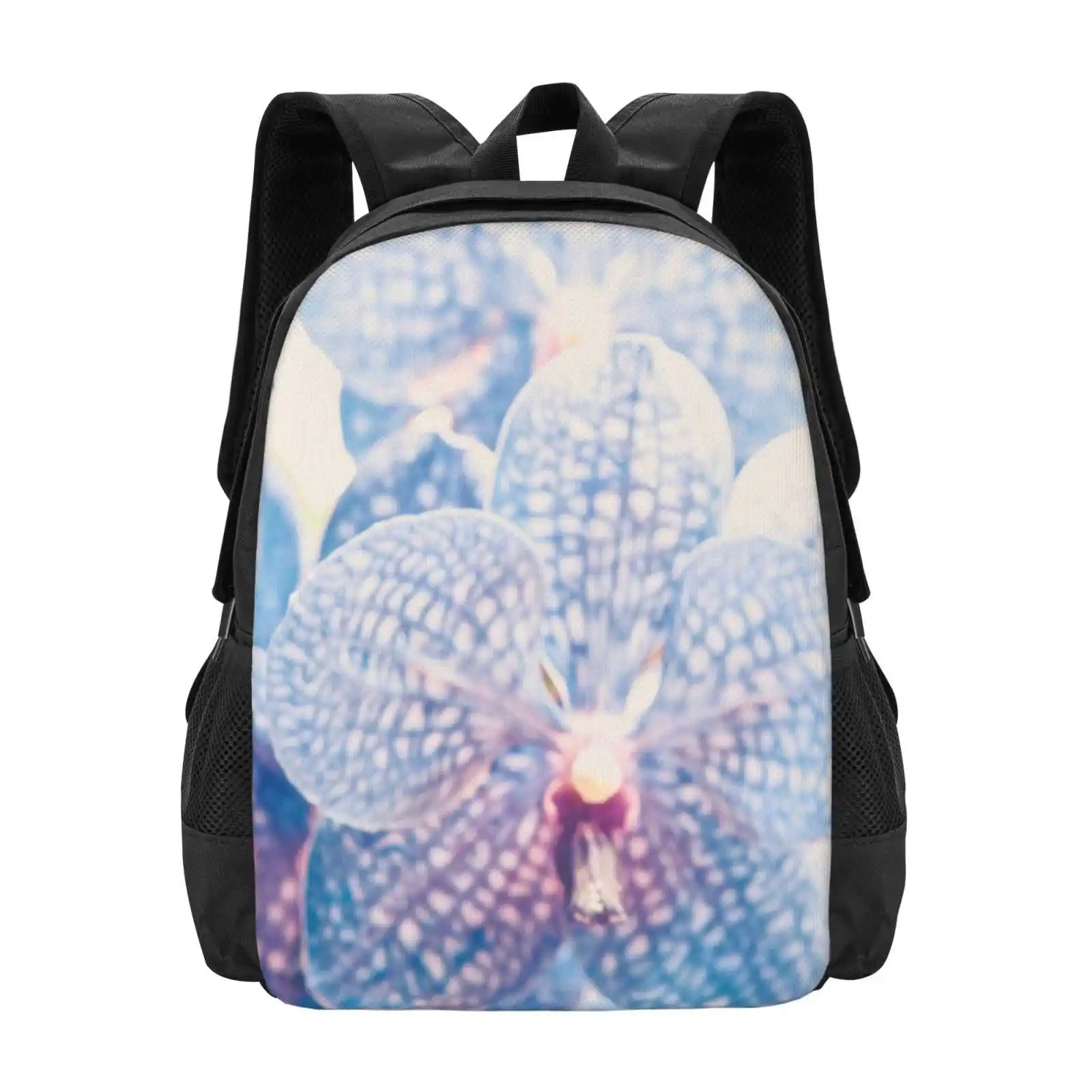 Orchid Abstract Hot Sale Backpack Fashion Bags Orchid Flower Floral Botanical Tropical Bloom Blossom Abstract Modern Minimal