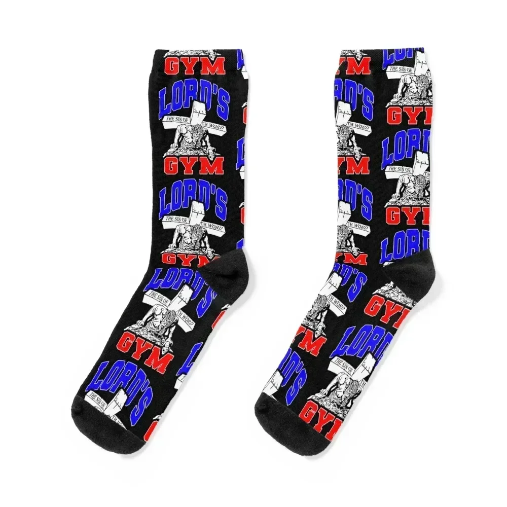 

LORDS GYM HIS PAIN YOUR GAIN BODYBUILDING Socks gift custom sports crazy Ladies Socks Men's