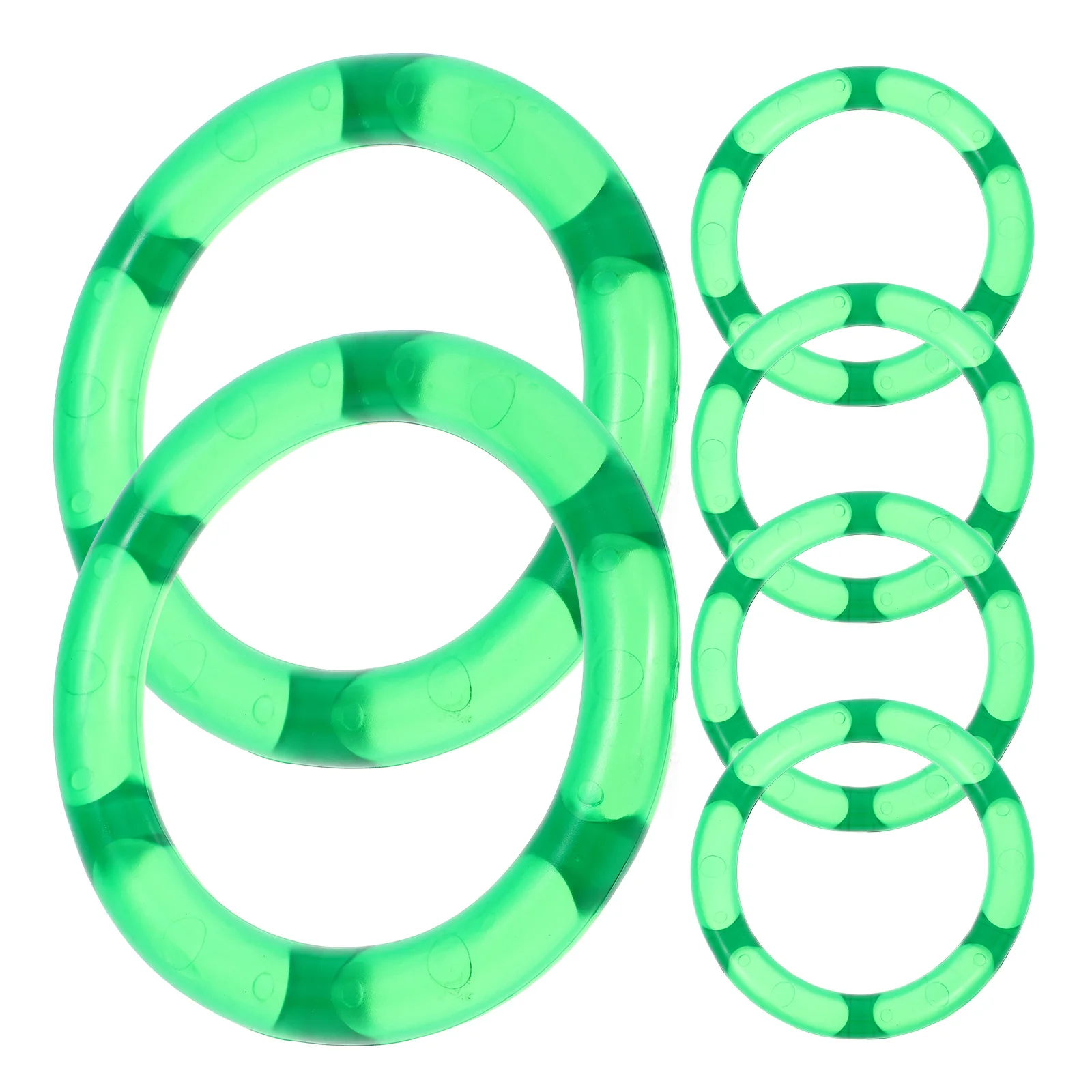 

6Pcs Watermelon Fixing Ring Sturdy PVC Fruits Display Base Anti Roll Holder for Supermarket Fresh Produce Stall Cantaloupe