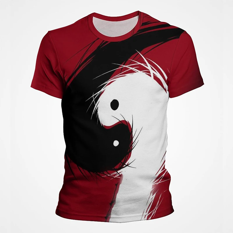 Yin Yang Eight Trigrams 3D Printed Streetwear T-shirt Men Women Children Casual Harajuku T shirt Tops Kids Fashion Clothing