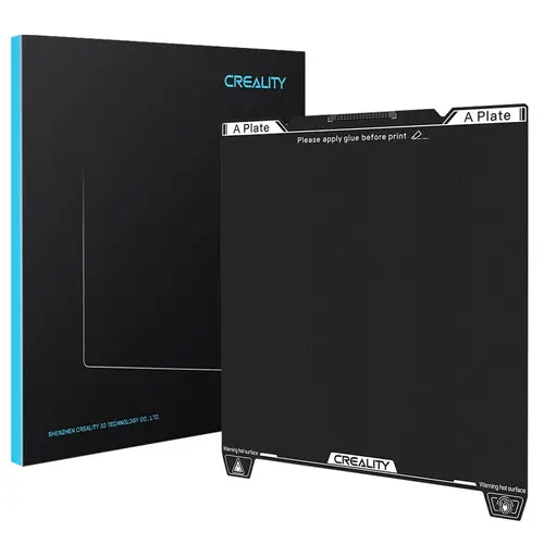 Imagen 1 del producto Placa de construcción de resina epoxi Creality con limpiador de boquillas, plataforma de impresión Flexible de 235*235mm para Ender-3V3/3V3 SE/3V3 KE/K1/K1 SE/K1C
