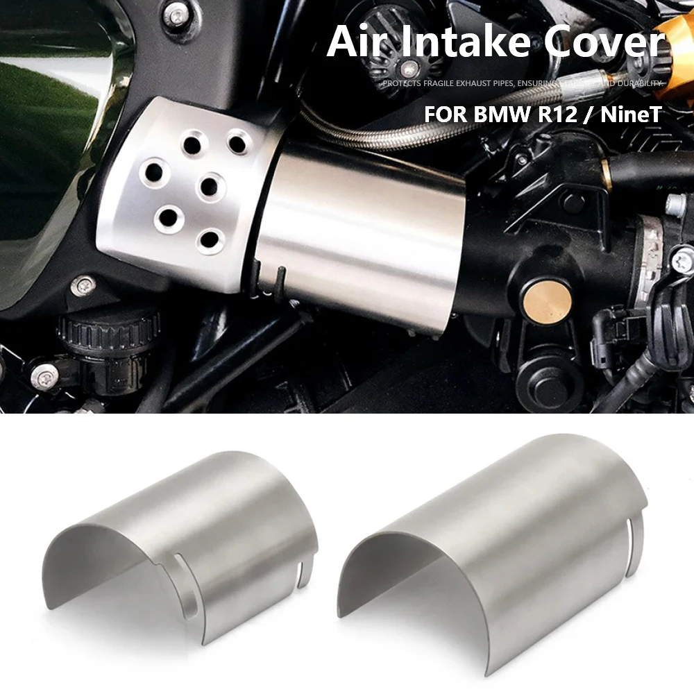 

Pair of Air Intake Protective Cover Guard Stainless Steel Kit New Motorcycle Accessories For BMW R12 R 12 NineT NINET 2024 2025
