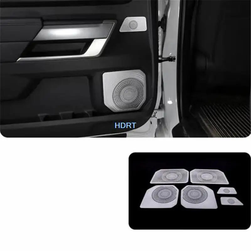 Car Style Rear Door Roof Reading Light Audio Air Outlet Inlet Dust Proof Speaker Front Panel Horn Cover For Toyota Tundra 2023 +