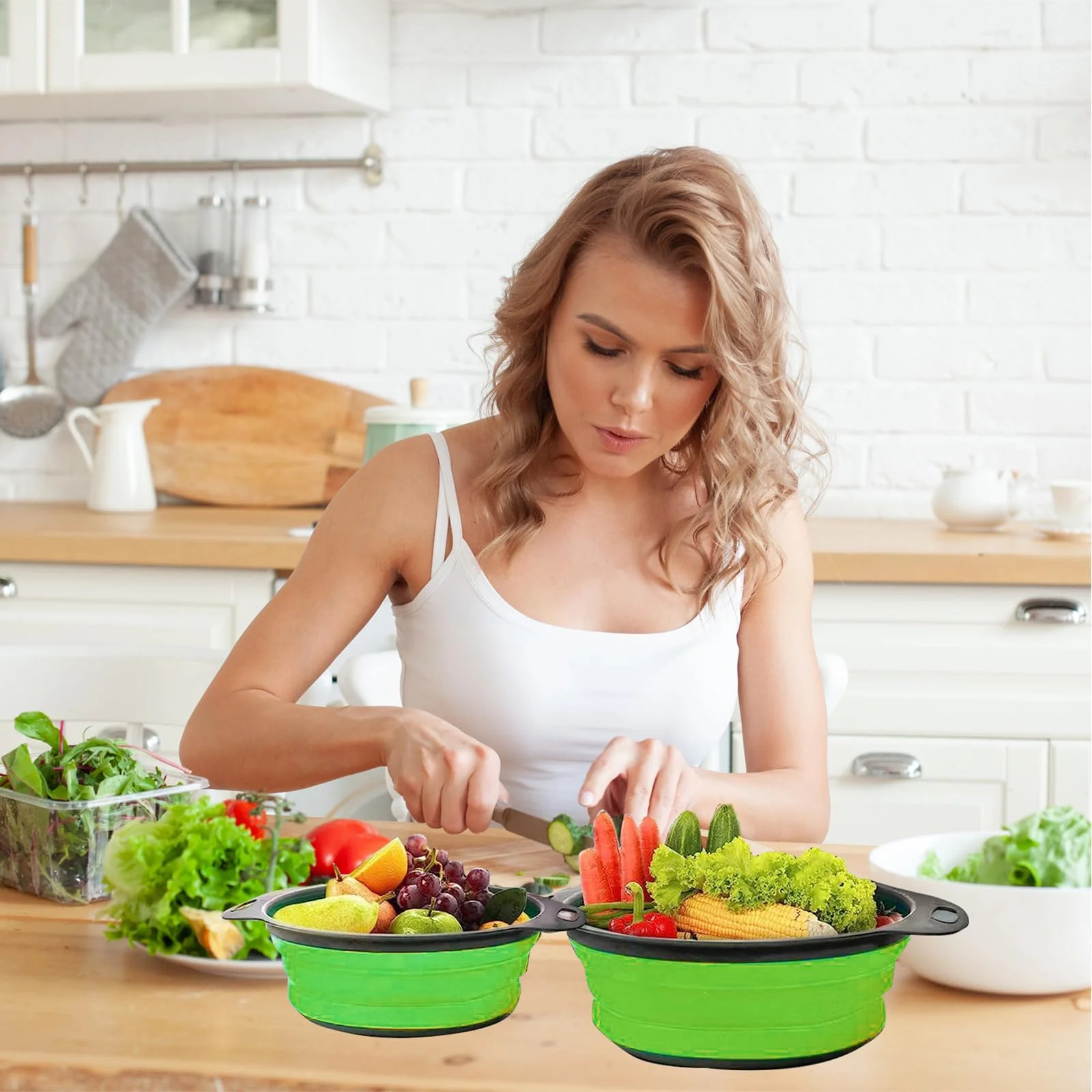 Saringan Silikon Lipat dengan - Kitchen Gadgets Store ulasan dan harga