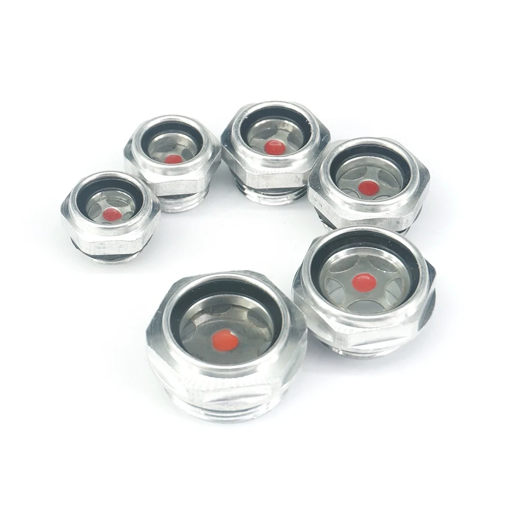 1 pc M39 M40 M42 Metrischen Männlichen Aluminium Öl Ebene Schauglas Fenster Hex Kopf Luft Kompressor Getriebe – Detail 1