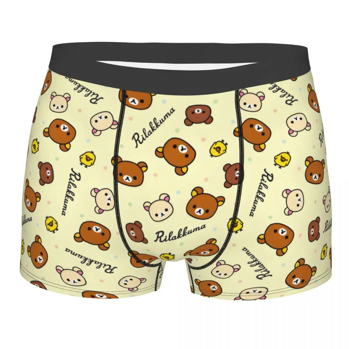 

Custom Novelty R-Rilakkumas Comic Movie Hot Boxers Shorts Panties Men's Underpants Breathable Briefs Underwear