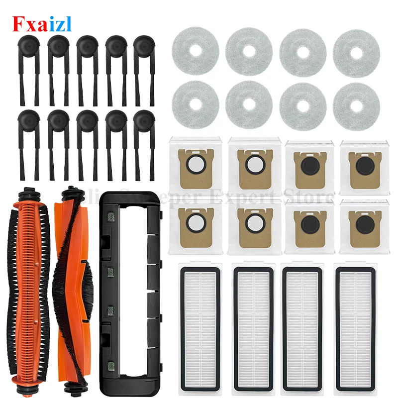 Zubehör für (Xiaomi Mijia 5 PRO / OV21CN) Roboter-Staubsauger, Tricut-Bürste, Hauptseitenbürste, HEPA-Filter, Mopptuch, Staubbeutel