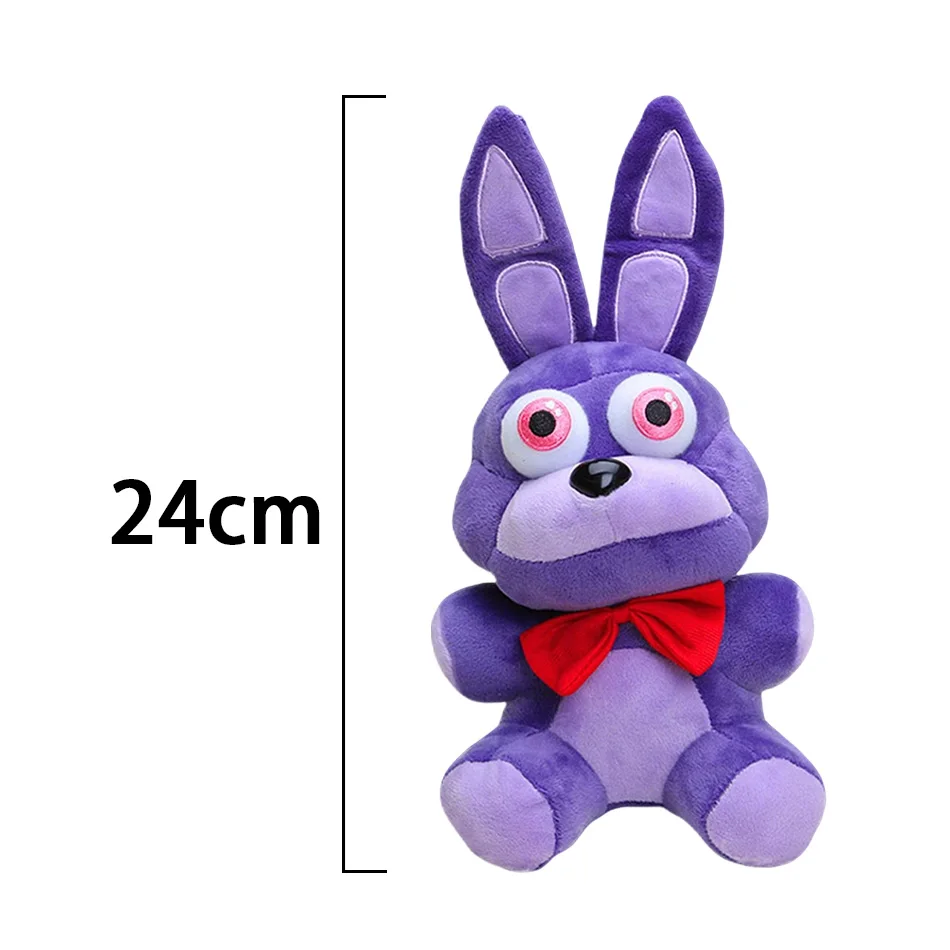 New Hot Freddy Fnaf Cute Plush Toys Doll Bonnie Bear Foxy Cartoon Stuffed Doll Freddy Toys For Children Fans Gifts image 3