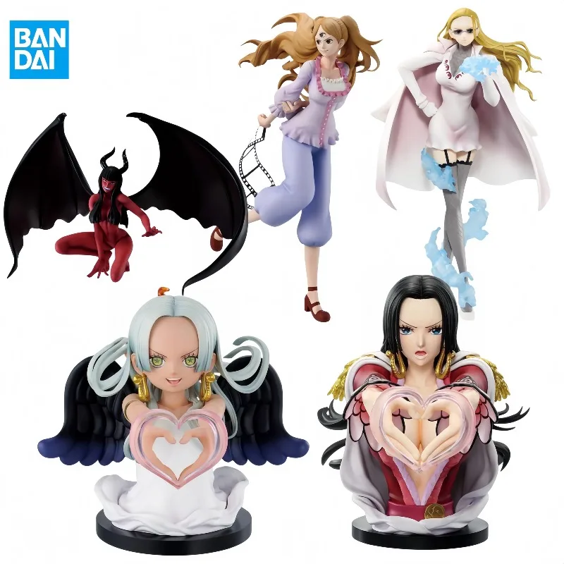 

【In Stock】BANDAI Ichiban kuji Boa Hancock Nico Robin Charlotte Pudding Khalifa Last In Stock Original Anime Figure Model