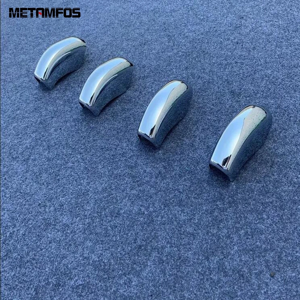 For Toyota Alphard Vellfire 2016-2022 2023 Chrome Rear Door Armrest Handle Catch Strip Molding Trim Car Interior Accessories
