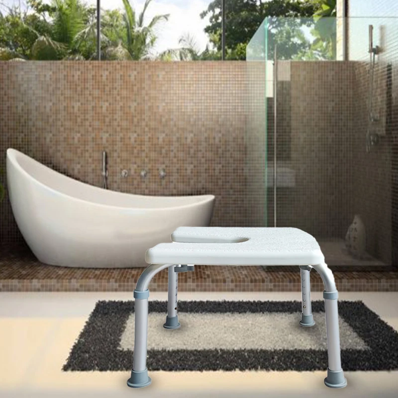 U Shape Bathroom Shower Square For Elderly Bath Chair