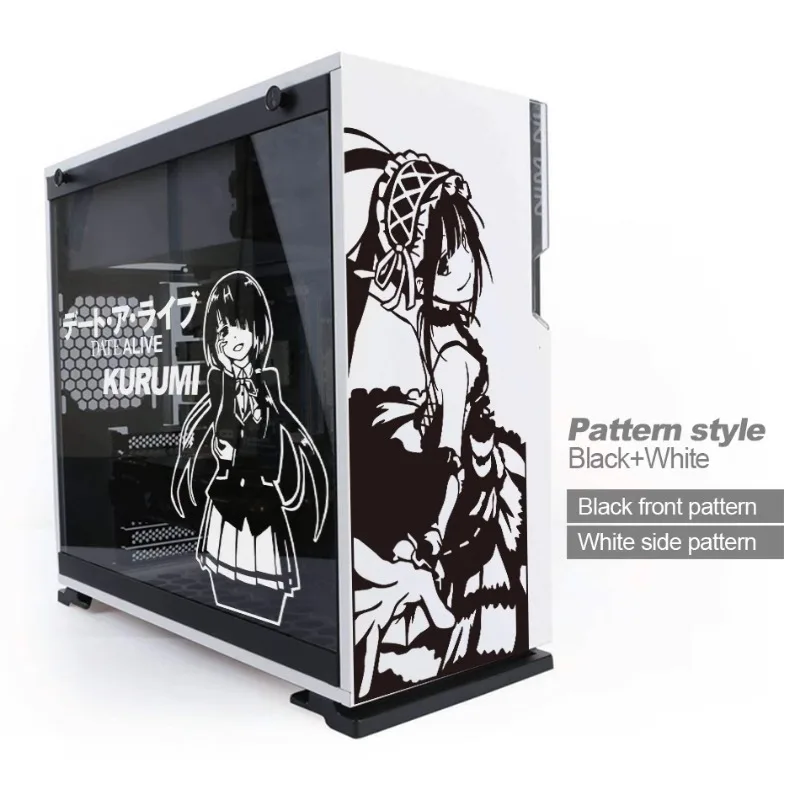 Anime peripheral stickers Date Live Battle Tokisaki Kurumi anime case stickers waterproof wall stickers computer