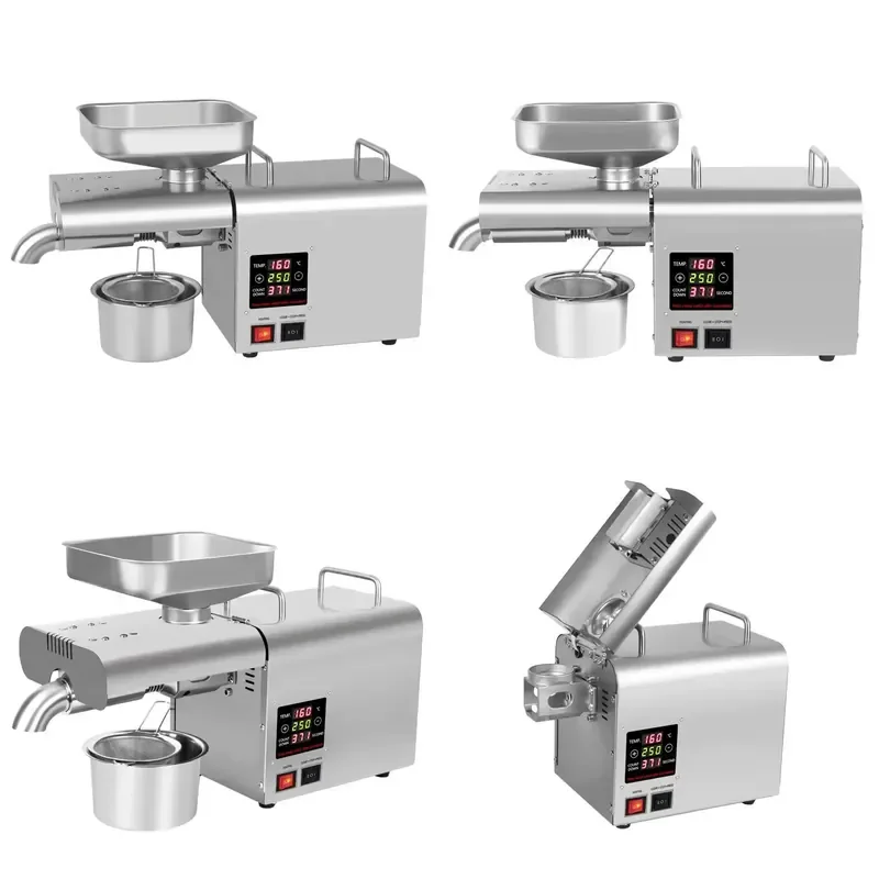 for Liangtai 10-7.5kg per hour Automatic household oil press Small commercial oil fryer