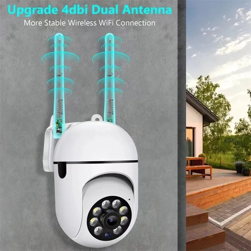 A7 Camera 360 degree rotating remote PTZ home mount wireless WIFI night vision camera