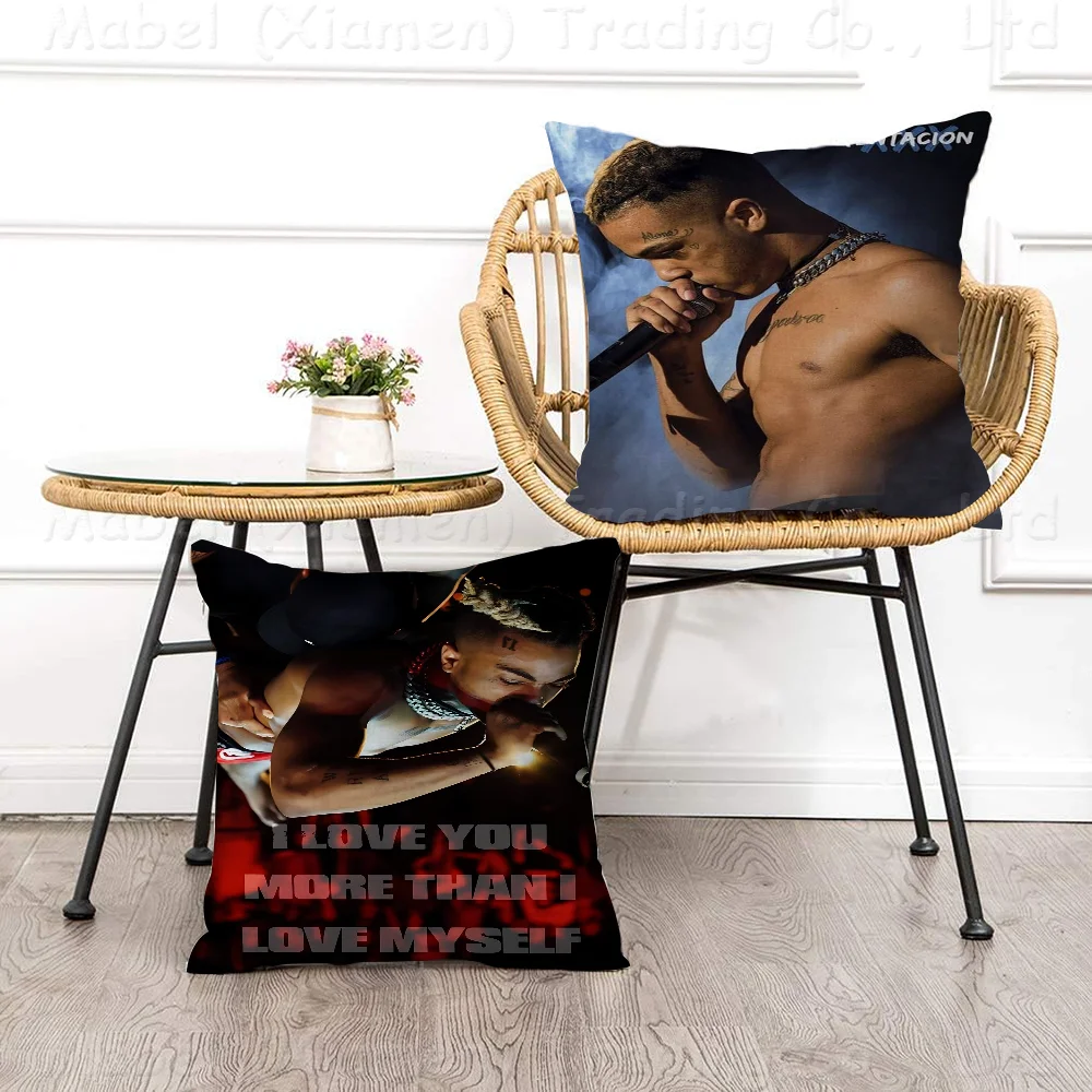 X-XXXTENTACION Hot Rapper Personalized Pillow Cover Kids Bedroom Wild Party Decor Pillowcase Kid Birthday Shower Gift