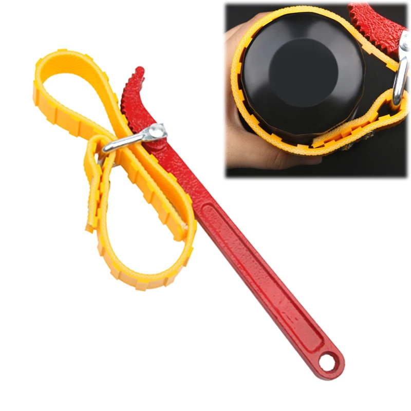 

Adjustable Strap Opener Chain Oil Filter Belt Wrench Puller Spanner Cartridge Disassembly Repair Tool Motorcycle Car Accessories