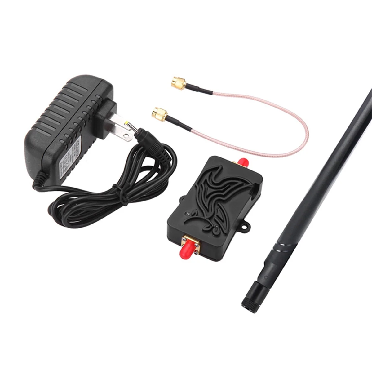 4W 4000mW 802.11b/G Wifi Wireless Amplifier Router 2.4Ghz WLAN ZigBee BT Signal Booster with Antenna TDD(US Plug)