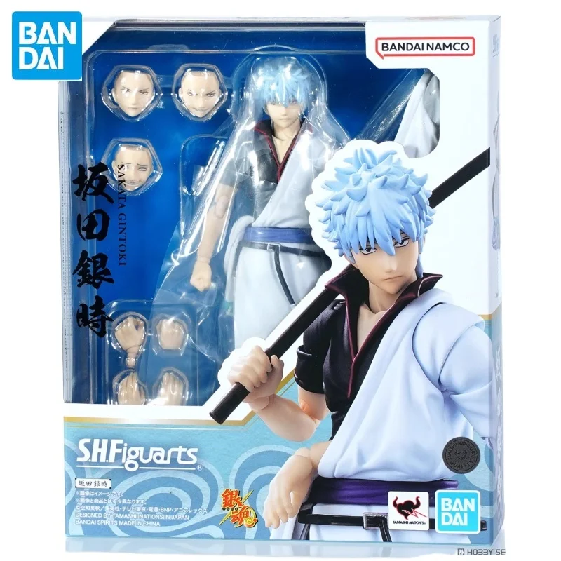 

Bandai Original SHF GINTAMA Anime Figure Sakata Gintoki Shiro Yasha Action Figure Toys for Boys Girls Kids Gift Collectible