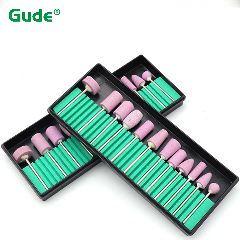 

12Pcs Abrasive Mounted Stone For Rotary Tools Grinding Stone Wheel Head Tools Accessories 2.35mm Shank