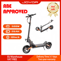 JOYOR S5 Pro Adult Electric Scooter ABE Certified 500W Motor 48V 26Ah Maximum Speed 20 km/h 10-inch Tires