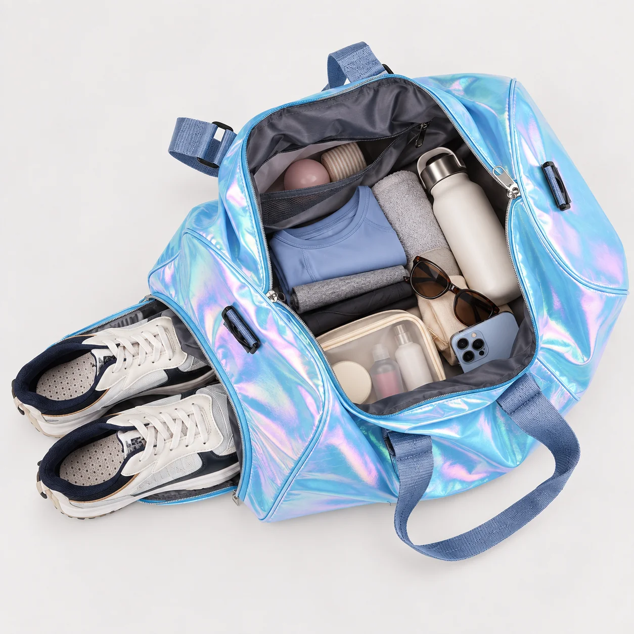 Holographic Gym Bag for Women - đánh giá và giá Women'S Shoes