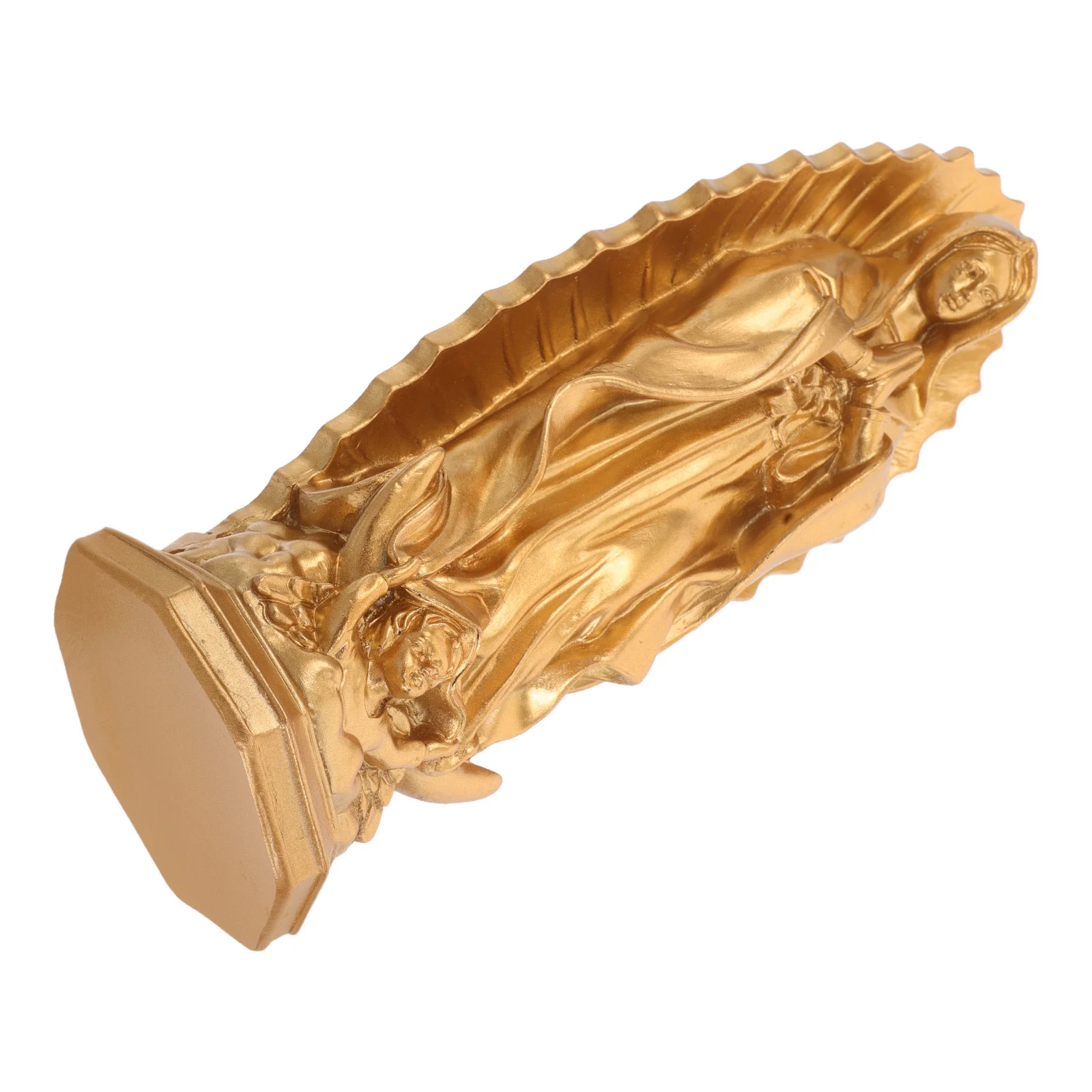 

Blessed Mother Statue Resin Craft Decoration for Entryway Living Room Church Devotional Catholic Religious Sculpture