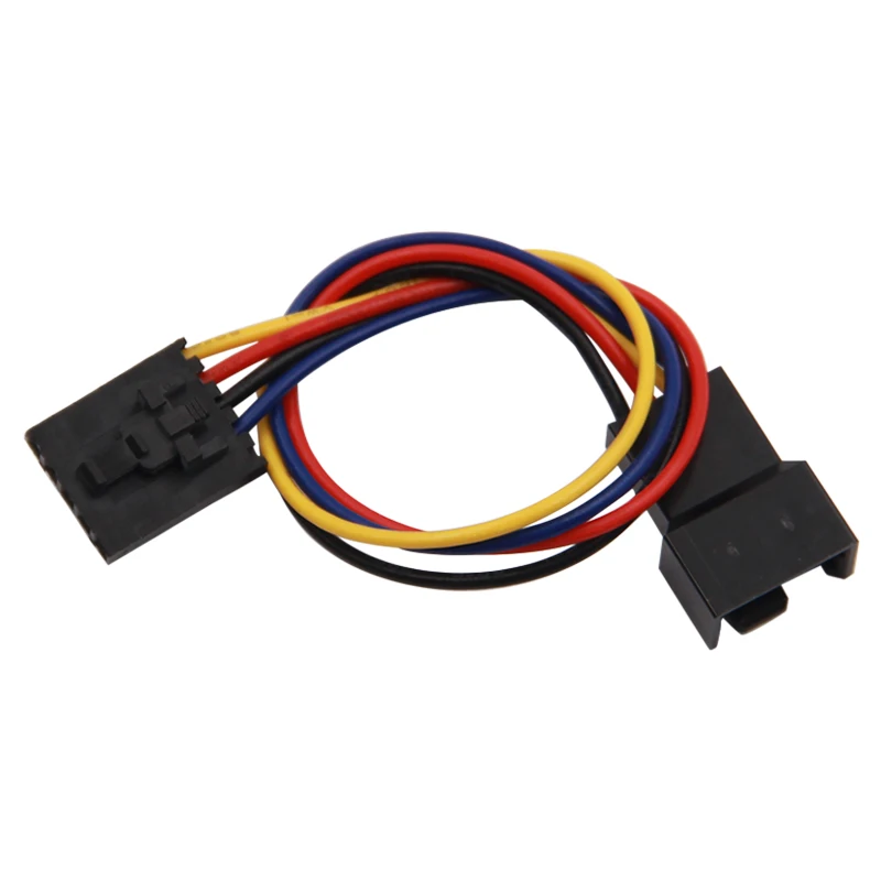 5Pin to 4Pin Fan Connector Adapter Extension Cable Wire Computer PWM Cooling CPU Case Fan for Dell styles 5 pin Latch styles PC