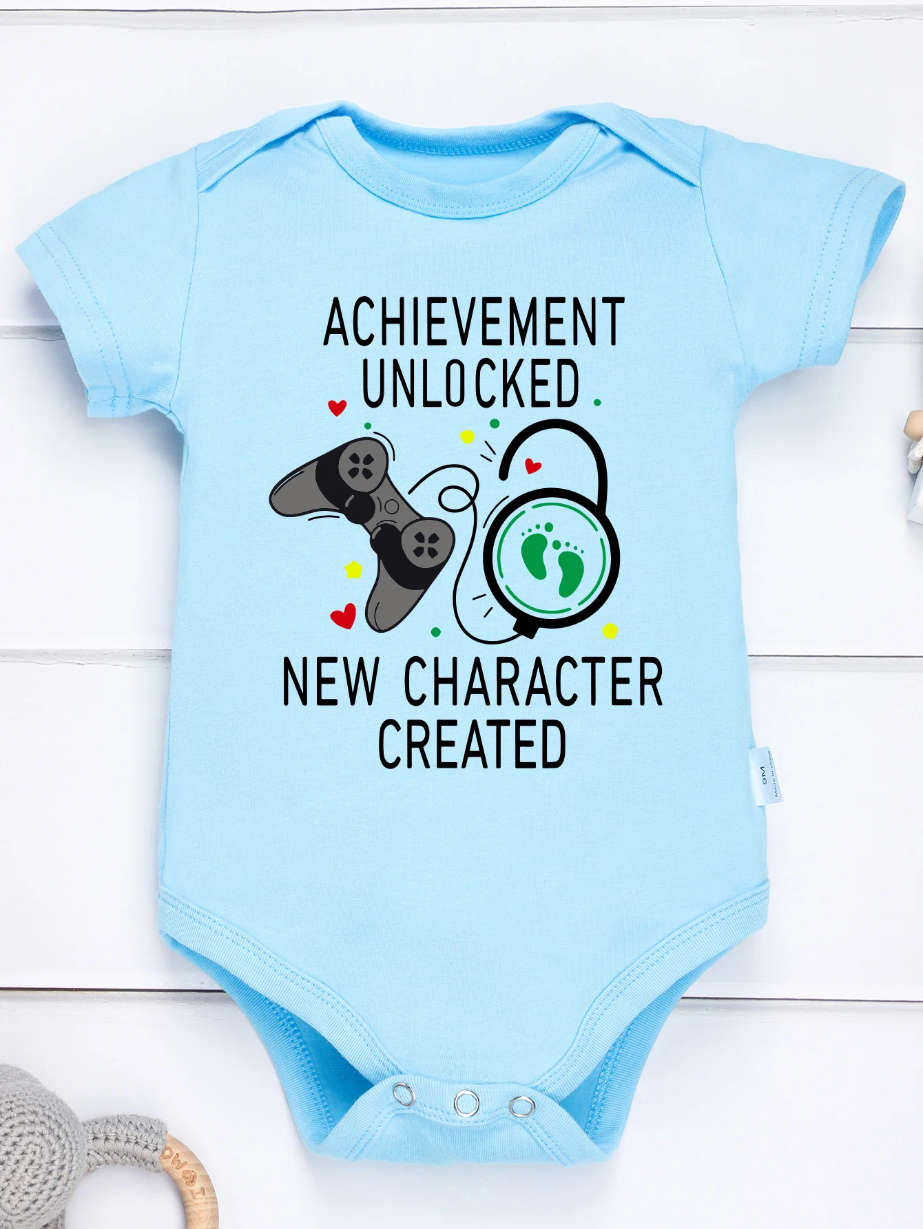 Cartoon game console Toddler Bodysuit Aesthetic Pattern Cotton Newborn Oneses Short Sleeves Comfortable Soft O-neck Baby Romper