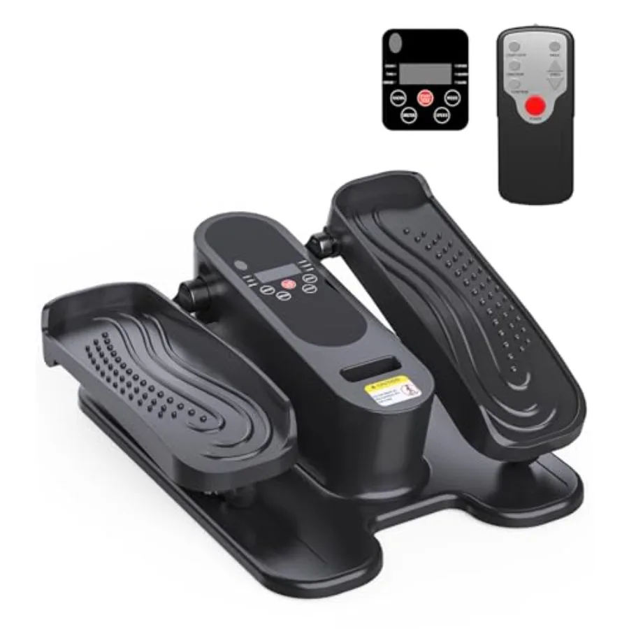 

Under Desk Elliptical Machine Electric Seated Leg Exerciser for Seniors Adjustable Speed Low-Impact Design Quiet Portable Train