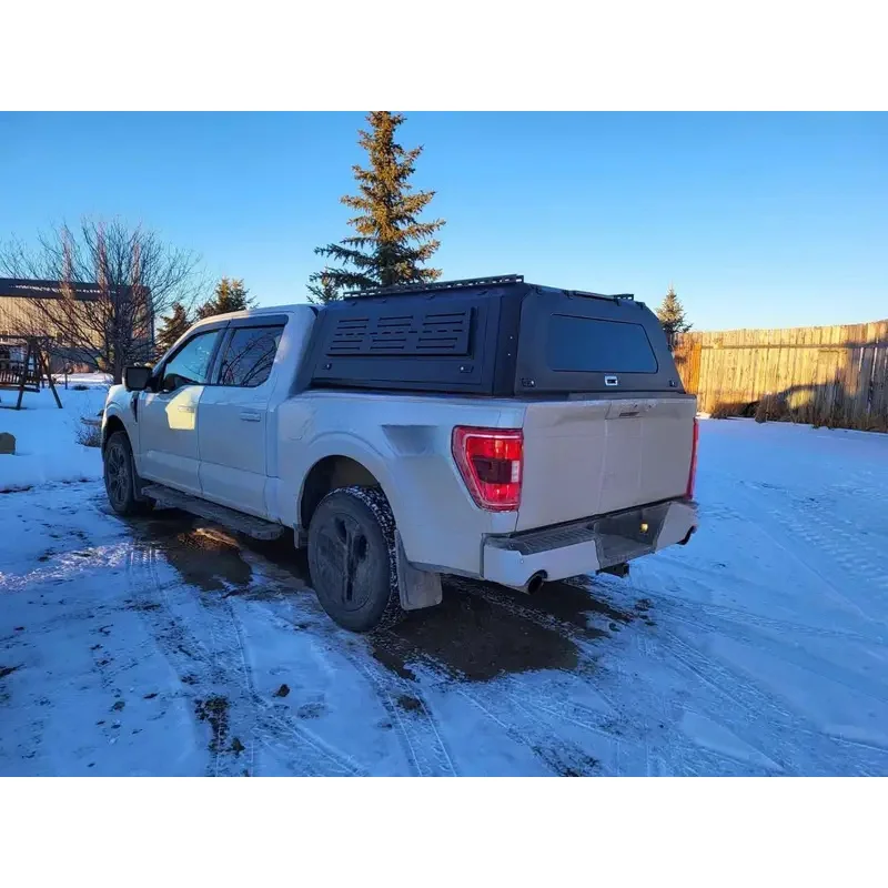 Top-level 4X4 Custom-fit Aluminum Truck Topper F150 Cap Rainproof Anti-rusted Pickup Hardtop Canopy Smartcap 4