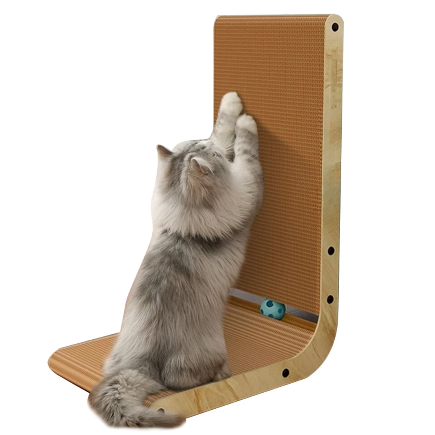 L-type Vertical Cat Scratching Board Wear-resistant and Scratch-resistant Cat Scratch Post Kitten Scratching Furniture Protector