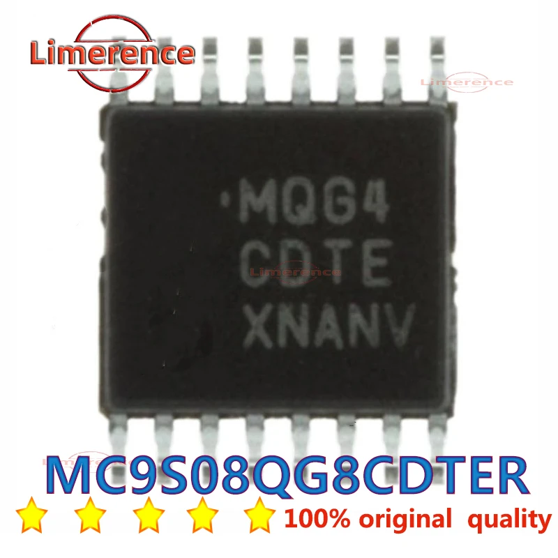 MC9S08QG8CDTER Componentes Electrónicos Originales Chip de Procesador HCS08 16-TSSOP MQG4 CDTE