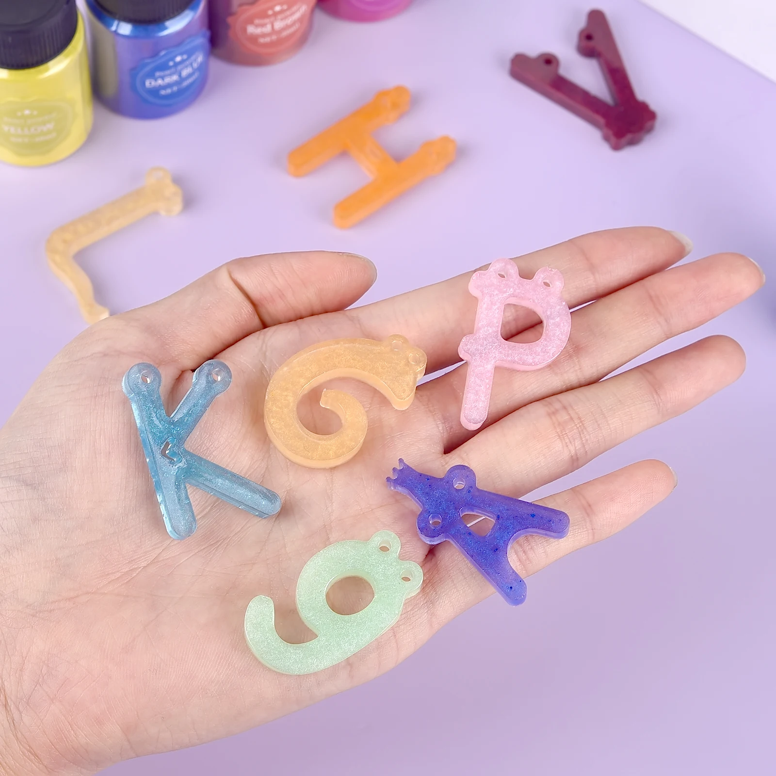 에폭시 수지 용 24 색 10g 운모 파우더 네일 아트 - Soap Making Dye 리뷰 및 가격