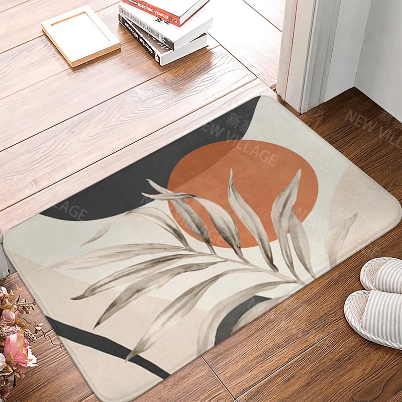 Anti-slip Bath Mat Bathroom Small Rug Shower Mat Home Decor Door Mat Kitchen Bedroom Entrance Room Mats boho abstract morandi