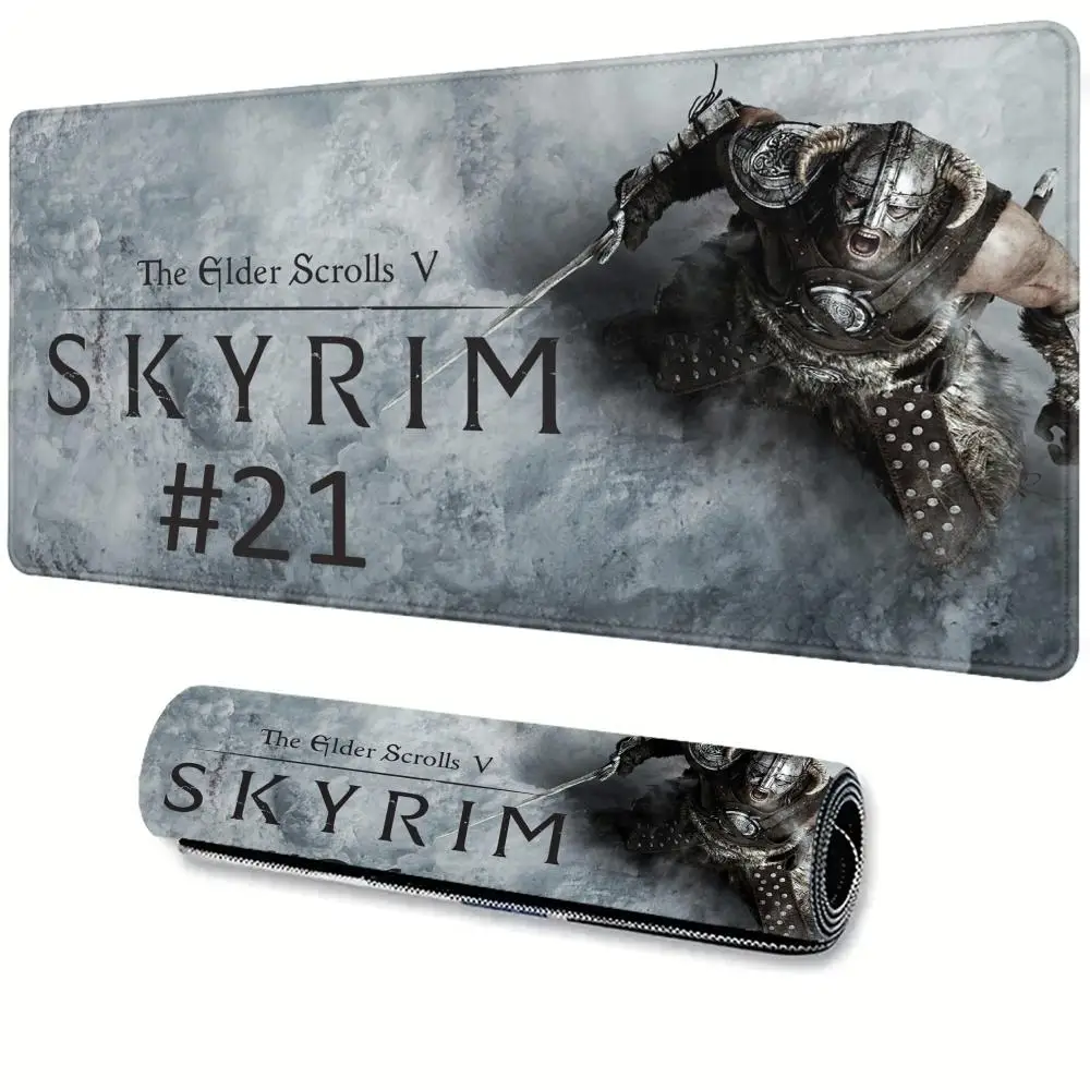 

SKYRIM GAMEs Mouse Pad Xxl Large MousePad 900x400 Gaming Accessories Deskmat Desk Mat Game Mats Mause Office Pads