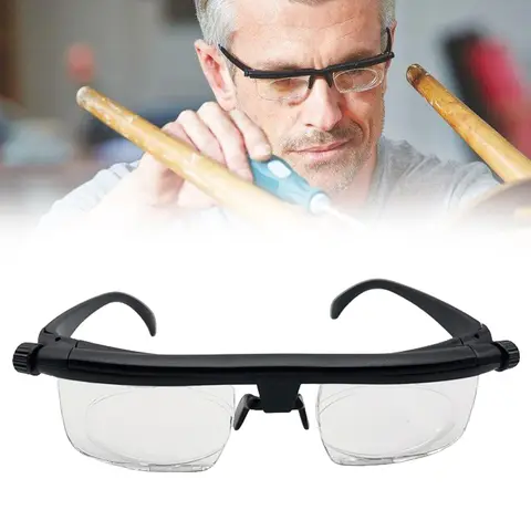 -6D à +3D force réglable lentille lunettes focale Correction Vision Zoom lunettes de lecture réglage automatique lunettes de lecture