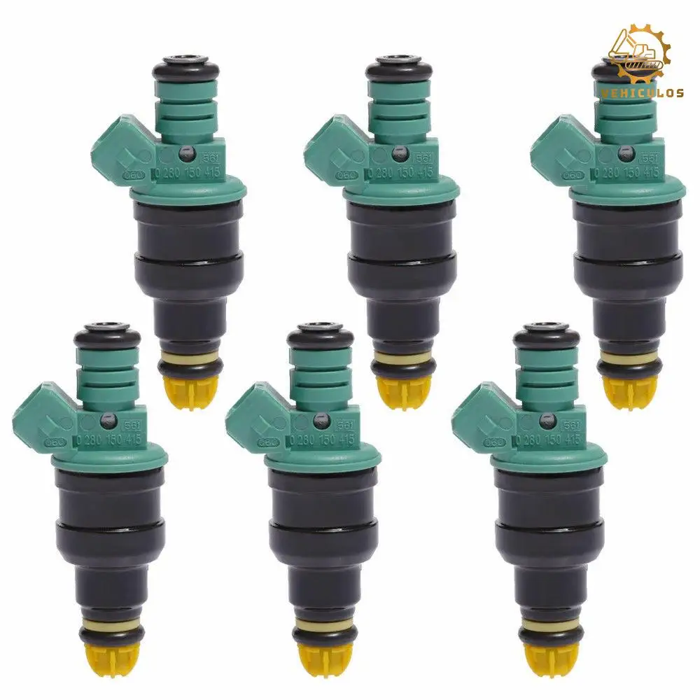 

6PCS Fuel Injectors 0280150415 FJ292 for BMW 323i 325i 525i M3 2.5L 3.0L Flow Matched High Performance Replacement Parts
