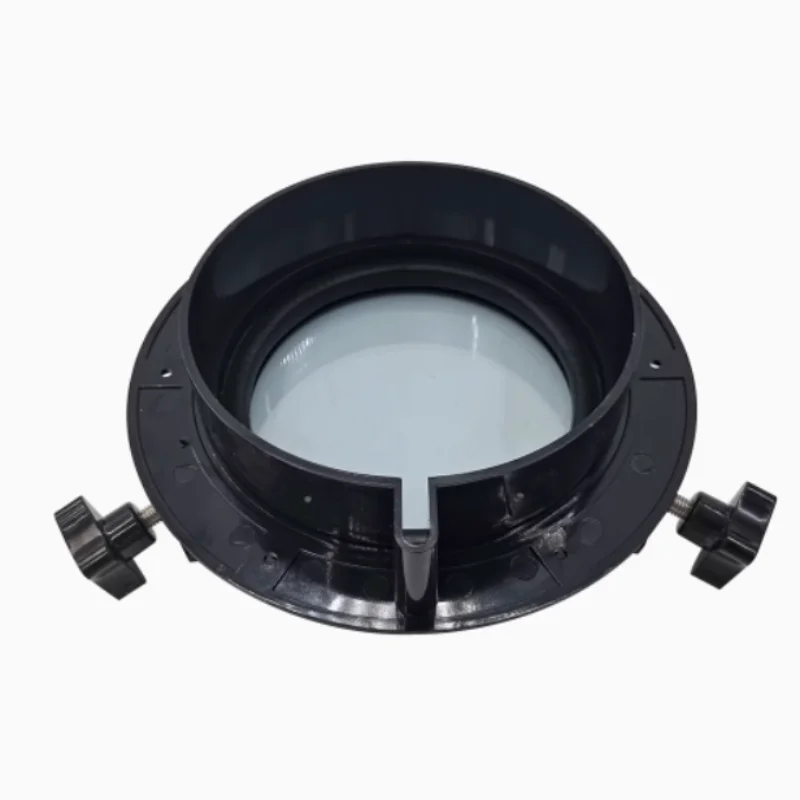 ISURE MARINE 블랙 원형 포트 창 방폭 요트 선박 포트 창 채광창 장식 창 선박 액세서리