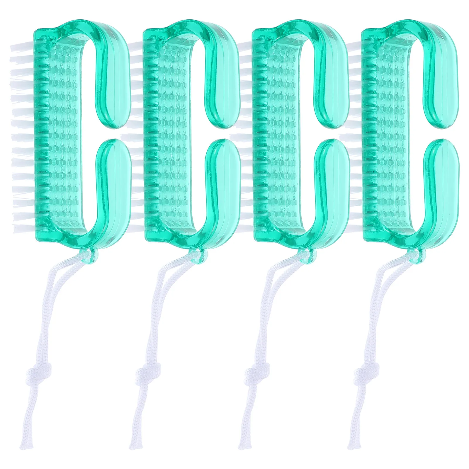 

4Pcs Nail Brush for Cleaning Fingernails Toenails Nail Cleaner Brush Manicure Pedicure Kit Home Salon Use Lightweight Portable