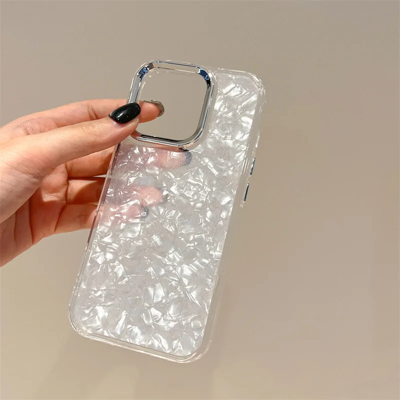 

Back Cover For IPhone 11 13 14 Plus 15 16 Pro Max Case Shell Pattern Hard Pc Shockproof Phone Case
