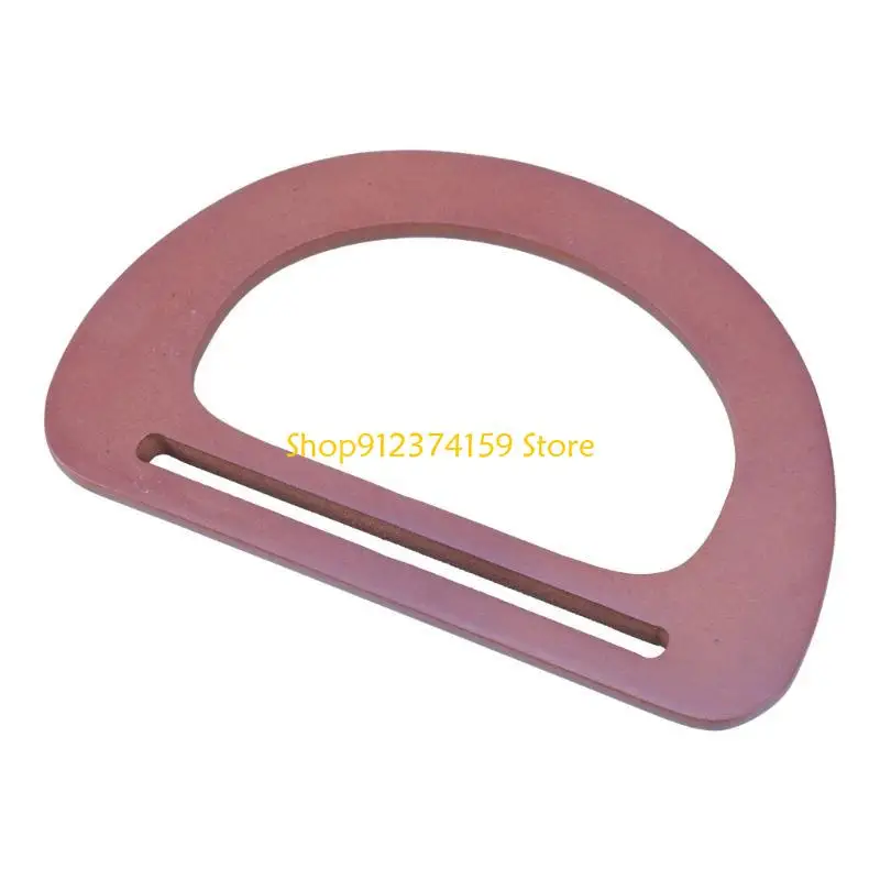 

G5AE Wooden Bag Handle Replacement for DIY Purse Making Handbag Shopping Tote
