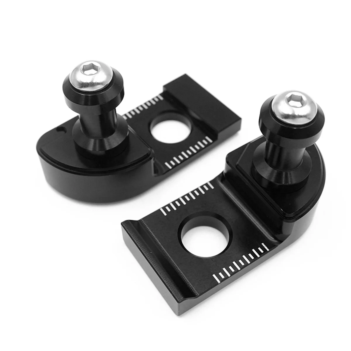 Motorcycle Swingarm Stand Pick Up Chain Adjuster Blocks for Yamaha Tenere 700 XTZ 700 2019-2024 XSR 900 2016-2021 Black