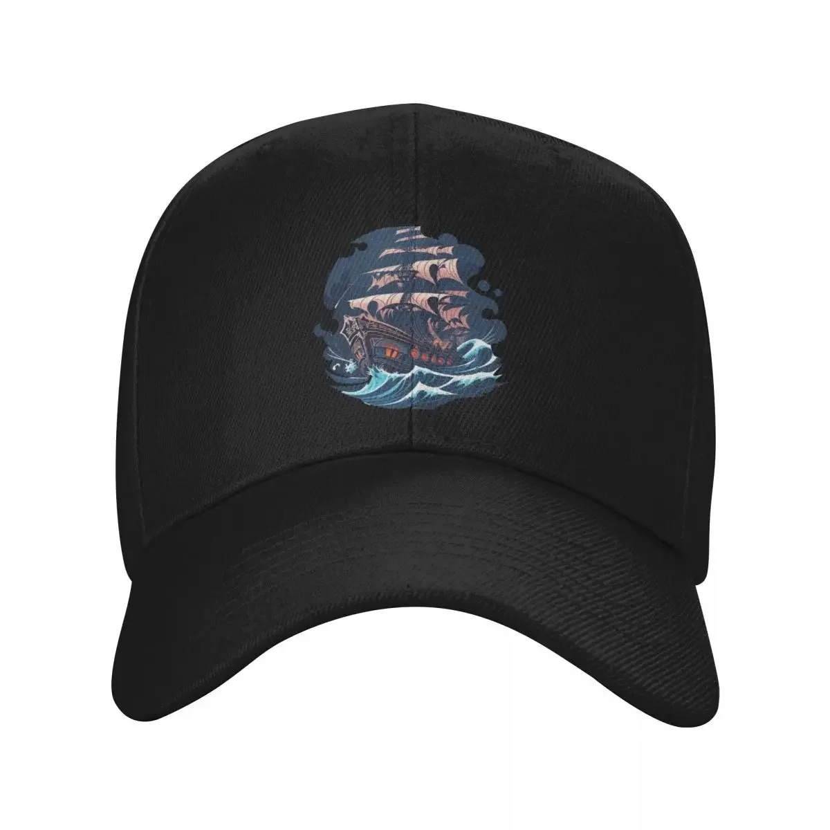 

ghost ship Baseball Cap Streetwear Snapback Cap Thermal Visor Hats For Men Women's