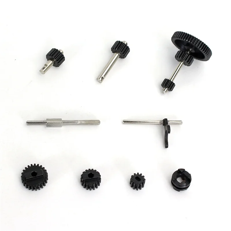 Aço Gearbox Transmissão Gear Set, Fit para LDRC LD-P06, LD P06 Unimog, 1/12 RC Truck, Peças de atualização do carro, Acessórios