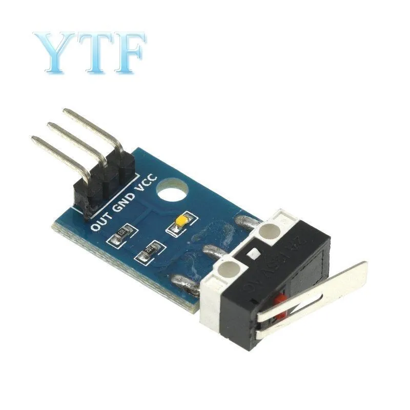 Sensor de colisão do helicóptero do carro, Módulo Impact Switch, Modelo robô com cabo Dupont