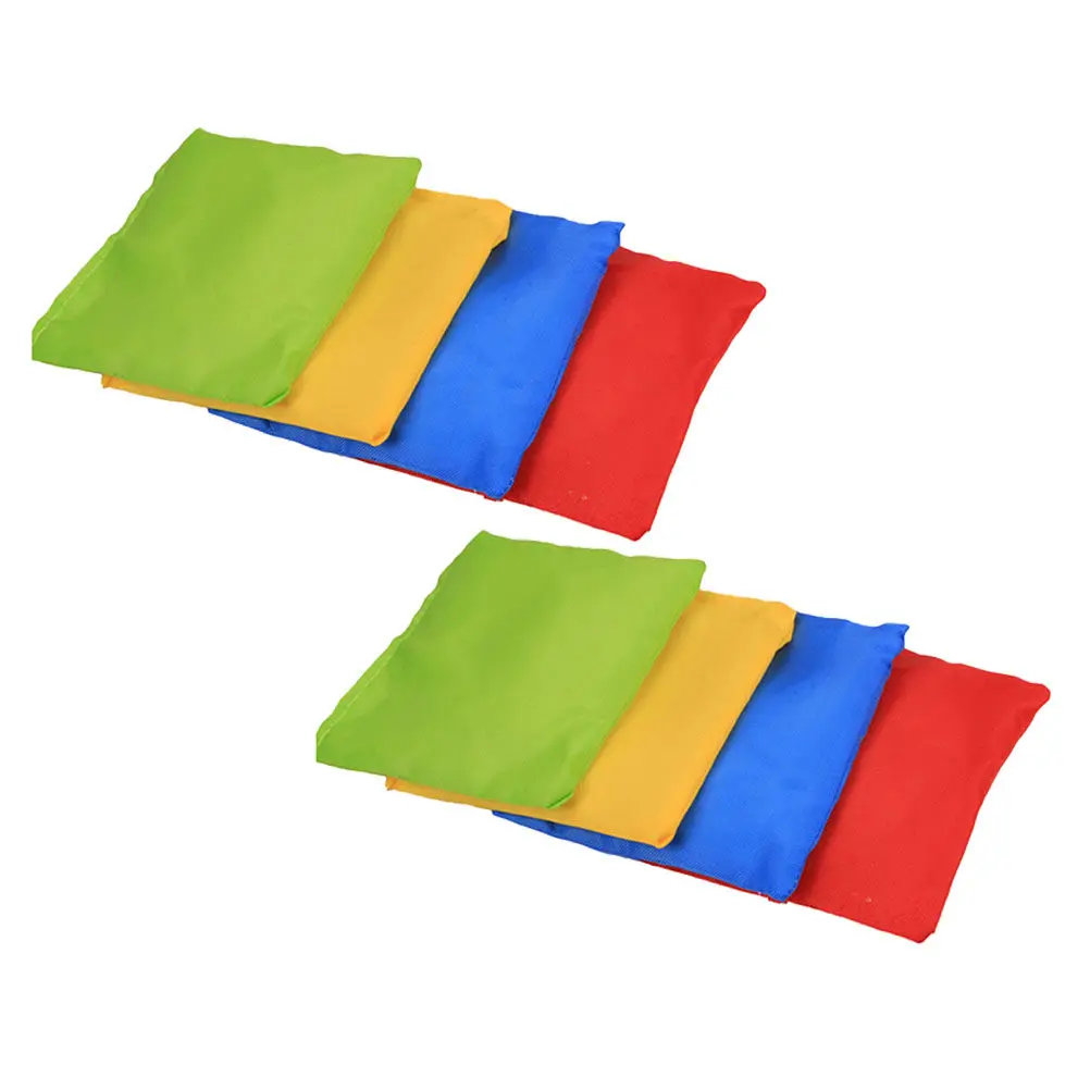 

Набор из 8 детских мешков с песком ярких цветов для игр на свежем воздухе, вечеринок и семейных развлечений