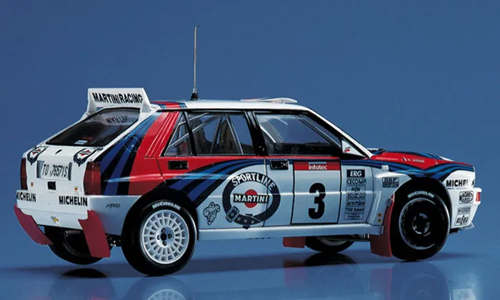 Hasegawa-静的アセンブリモデルキットのおもちゃ、lancia Super Delt\'1992、wrc cr15シミュレーション、限定版、1:24スケール、ギフト