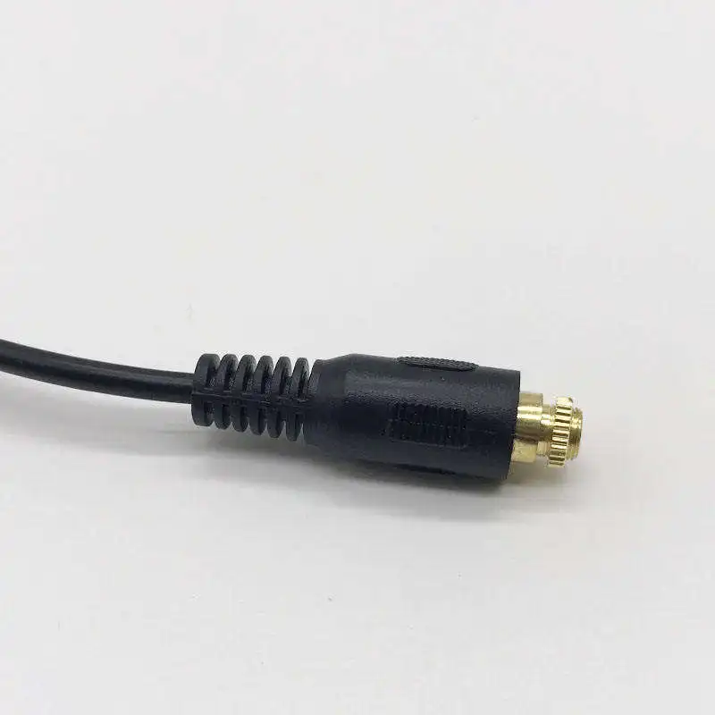 Spina da 3.5mm placcata in oro a 3 poli spina maschio a RCA femmina con dado di bloccaggio prolunga da 0.3m cavo Audio adattatore Stereo